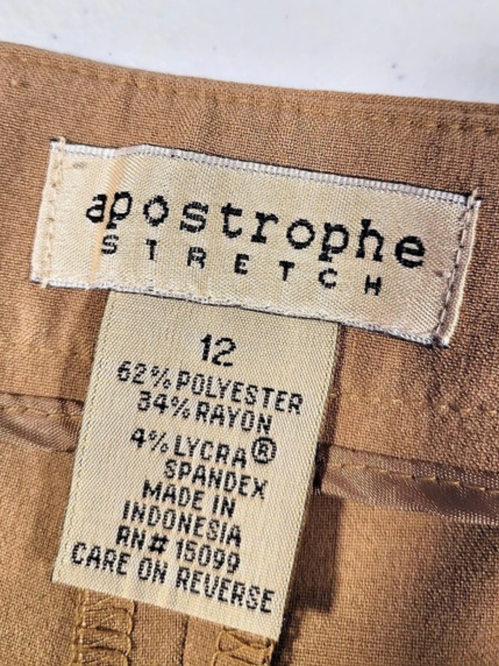 Apostrophe Brown Bootcut Pants Size 12 - Picture 3 of 3